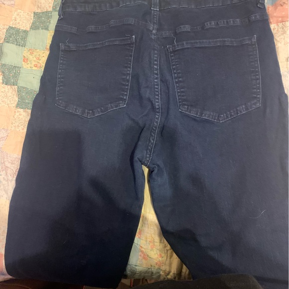 Universal Standard dark indigo skinny jeans. - Picture 2 of 3